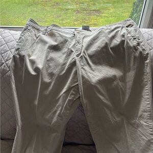 Liz Claiborne Tan Straight Leg Trousers